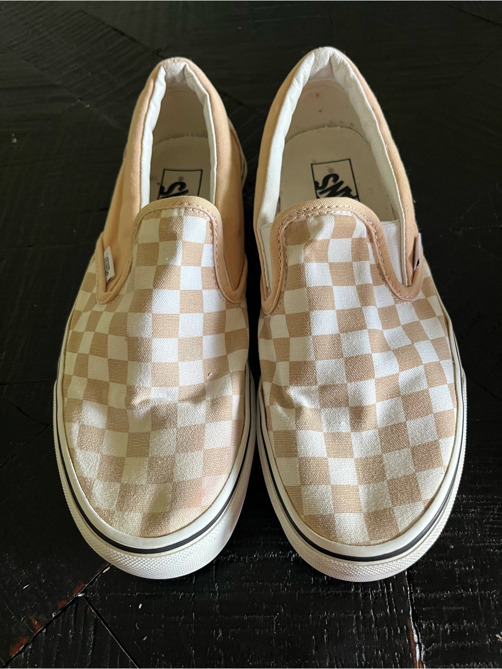 Van’s Classic Slip On Checkerboard Shoes in Frappe Mens Size 8.5 Womens Size 10